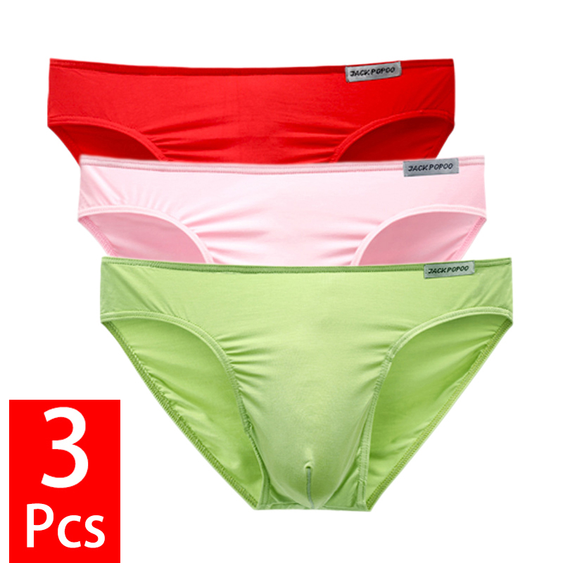 Multi Pack Underwear - 3 pçs/lote roupa interior masculina modal
