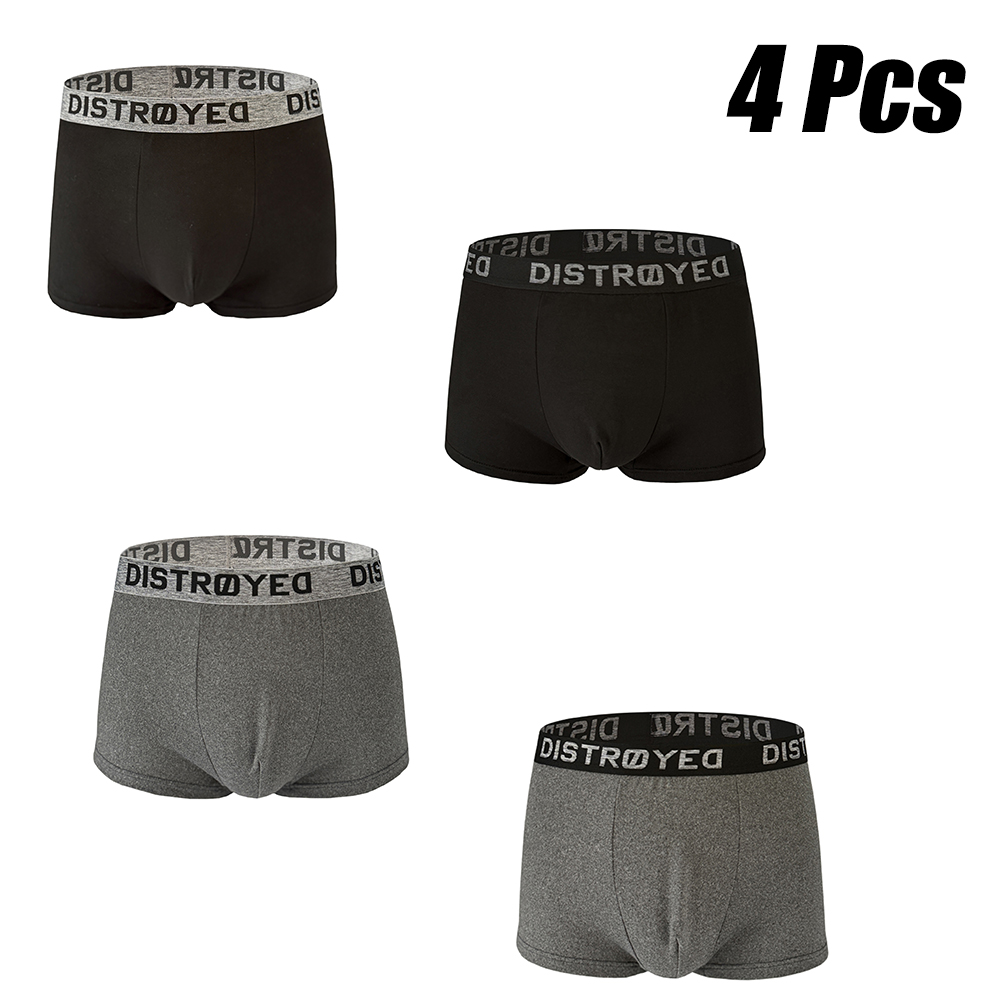 Multi Pack Underwear - Cuecas Boxer Masculinas Sem Costura Respiráveis,